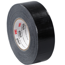 2" x 60 yds - 3M #6969 Duct Tape (Black)-0