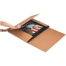 20 x 16 x 6"  - Kraft Jumbo Fold-Over Mailers
