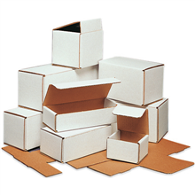4-3/8" x 4-3/8" x 2-1/2" - White Indestructo Mailers