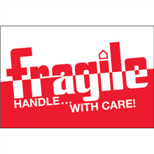 2" x 3" - Fragile Handle with Care Labels-0