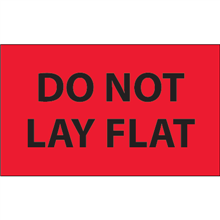 3" x 5" - Do Not Lay Flat Labels
