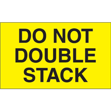 3" x 5"  - Do Not Double Stack Labels (Yellow)