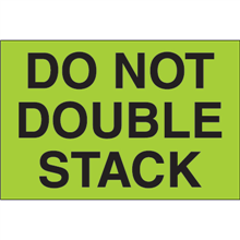 2" x 3" - Do Not Double Stack Labels