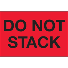 2" x 3" - Do Not Stack Labels