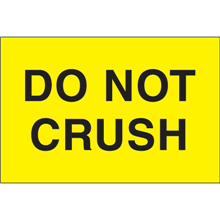 2" x 3" - Do Not Crush Labels