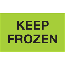 3" x 5" - Keep Frozen Labels-0