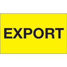 3" x 5" - Export Labels