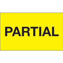 3" x 5" - Partial Labels