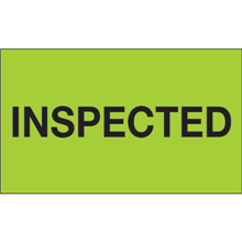 3" x 5" - inspected Labels