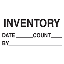 1-1/4" x 2" - Inventory Date Count By Labels-0