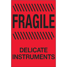 4" x 6"  - Fragile Delicate Instruments Labels