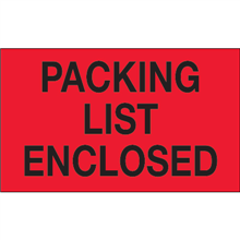 3" x 5" - Packing List Enclosed Labels-0