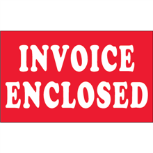 3" x 5" - Invoice Enclosed Labels
