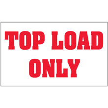 3" x 5" -  Top Load Only Labels