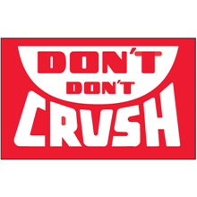 3" x 5" - Don't Don't Crush Labels