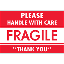 2" x 3" - Please Handle with Care Fragile Labels-0