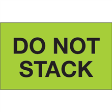3" x 5" - Do Not Stack Labels