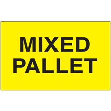 3" x 5"  - Mixed Pallet Labels