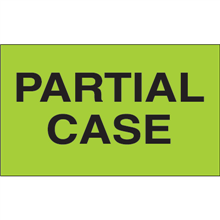 3" x 5"  - Partial Case Labels