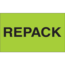 3" x 5"  - Repack Labels