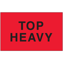 3" x 5"  - Top Heavy Labels