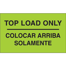 3" x 5" - Spanish Top Load Only Labels