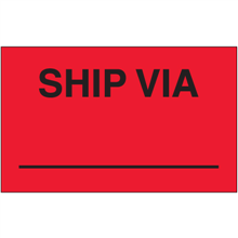 3" x 5" - Ship Via Labels