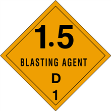 4" x 4" - 1.5 Blasting Agent Labels