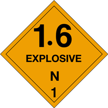 4" x 4" - 1.6 N Explosive Labels