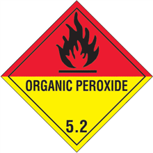 4" x 4" - Organic Peroxide 5.2 Labels