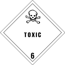 4" x 4" - Toxic 6 Labels