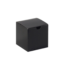 4" x 4" x 4" - Black Gift Boxes