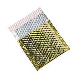 7" x 6-3/4" - Bubble Mailers (Gold)-0