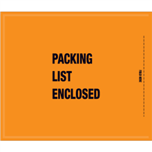 8-1/2" x 10"  - Mil Spec Packing List Envelopes