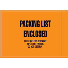 4-1/2" x 6" - Mil Spec Packing List Envelopes-0