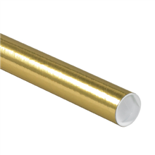 2" x 6" - Mailing Tubes (Gold)