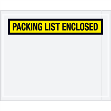 4-1/2" x 5-1/2" = Packing List Envelopes