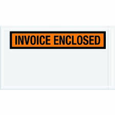 5-1/2" X 10" - Invoice Packing List Envelopes