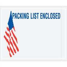 4-1/2" x 5-1/2" - USA Packing List Envelopes-0