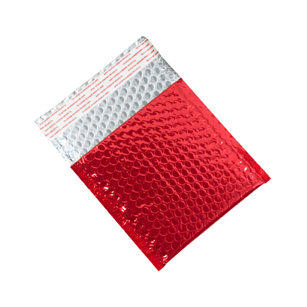 7" x 6-3/4" - Bubble Mailers (Red)