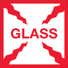4" x 4" - Glass Labels