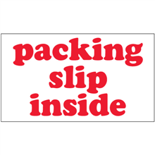 3" x 5" - Packing Slip Inside Labels