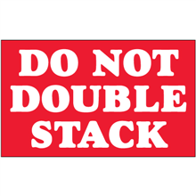 3" x 5"  - Do Not Double Stack Labels