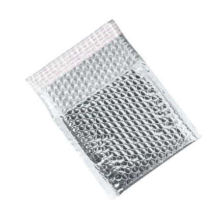 7" x 6-3/4" - Bubble Mailers (Silver)-0