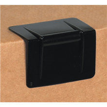 2-1/2 x 1-3/4" Plastic Strapping Guards - BLACK