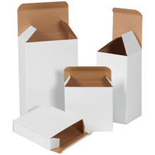 White Reverse Tuck Boxes